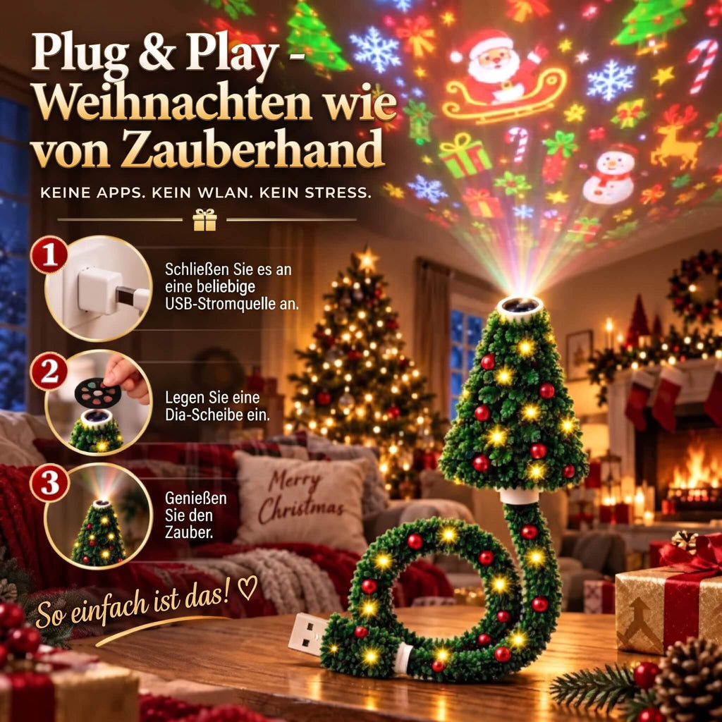 Belladrm™ ZauberTanne LED Projektions-Weihnachtsbaum