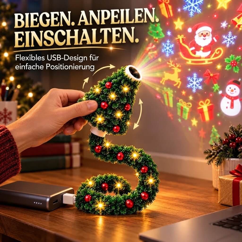 Belladrm™ ZauberTanne LED Projektions-Weihnachtsbaum