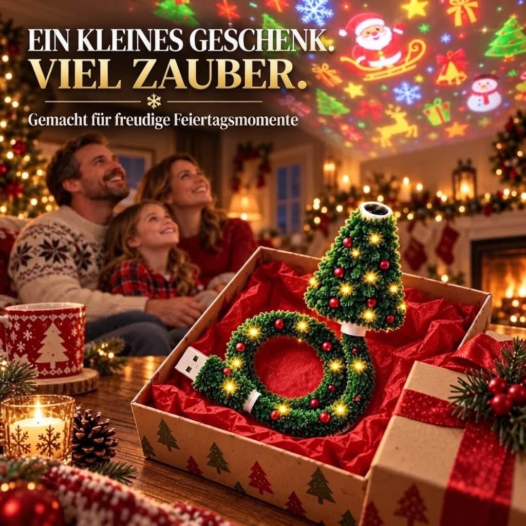 Belladrm™ ZauberTanne LED Projektions-Weihnachtsbaum