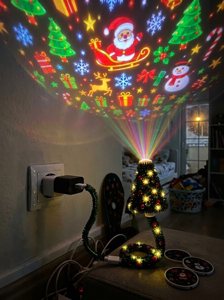 Belladrm™ ZauberTanne LED Projektions-Weihnachtsbaum